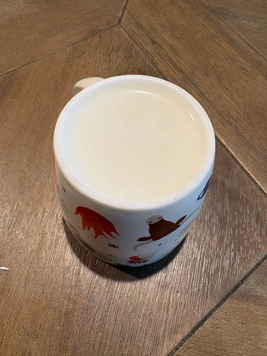 Brodo Bone Orange Logo Ceramic Mug Veggie Print - Set of 2 - Picture 3 of 5